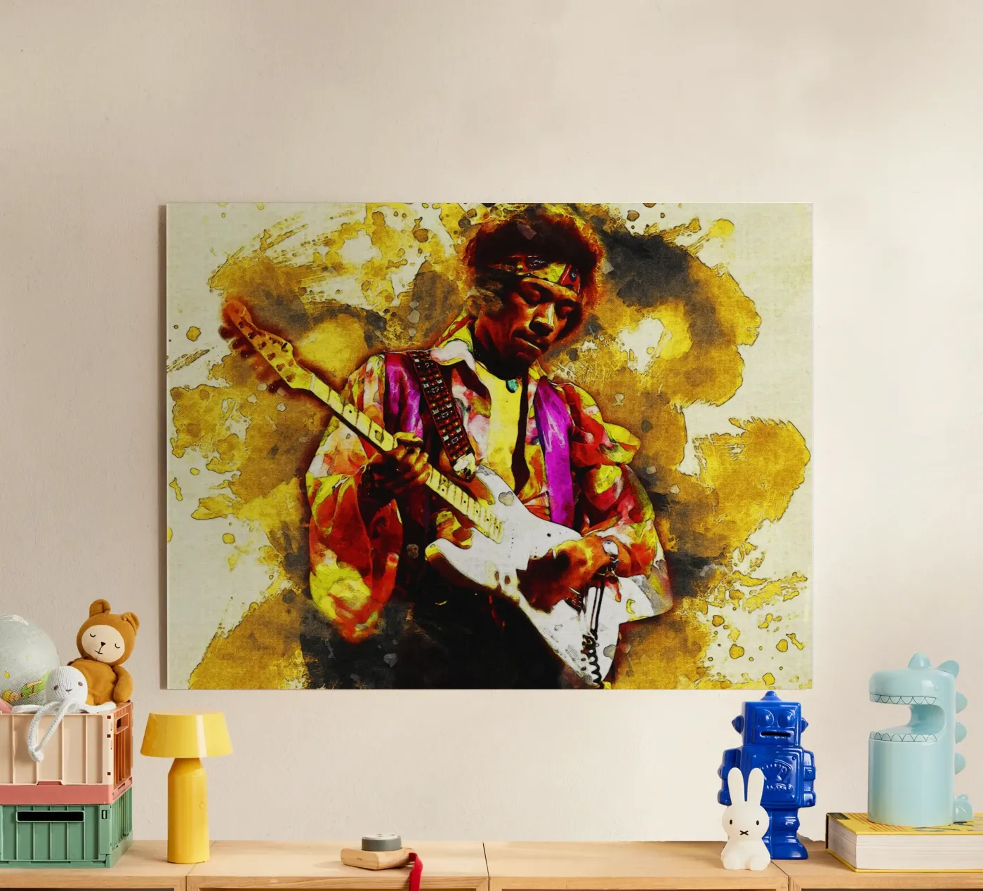 Smudge Jimi Hendrix plexiglass da Gunawan Rb