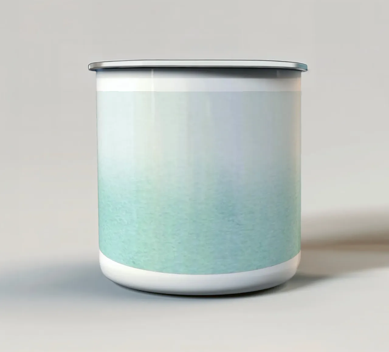 Fading Aqua tazza in smalto da Monika Strigel
