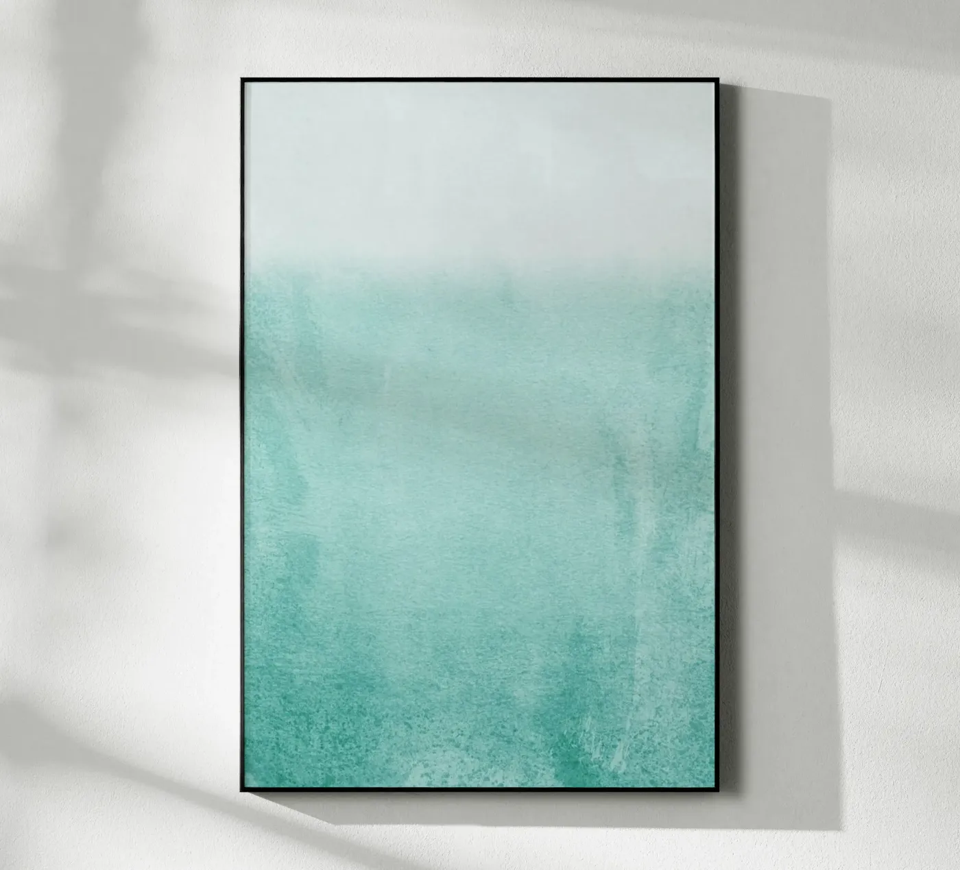 Fading Aqua acryl van Monika Strigel