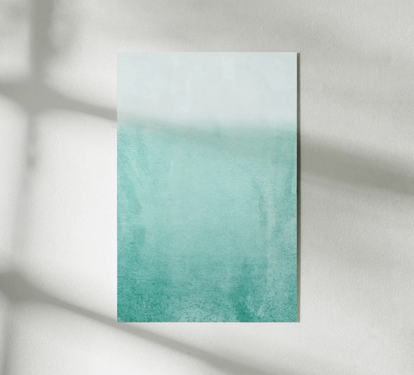 Fading Aqua acryl van Monika Strigel