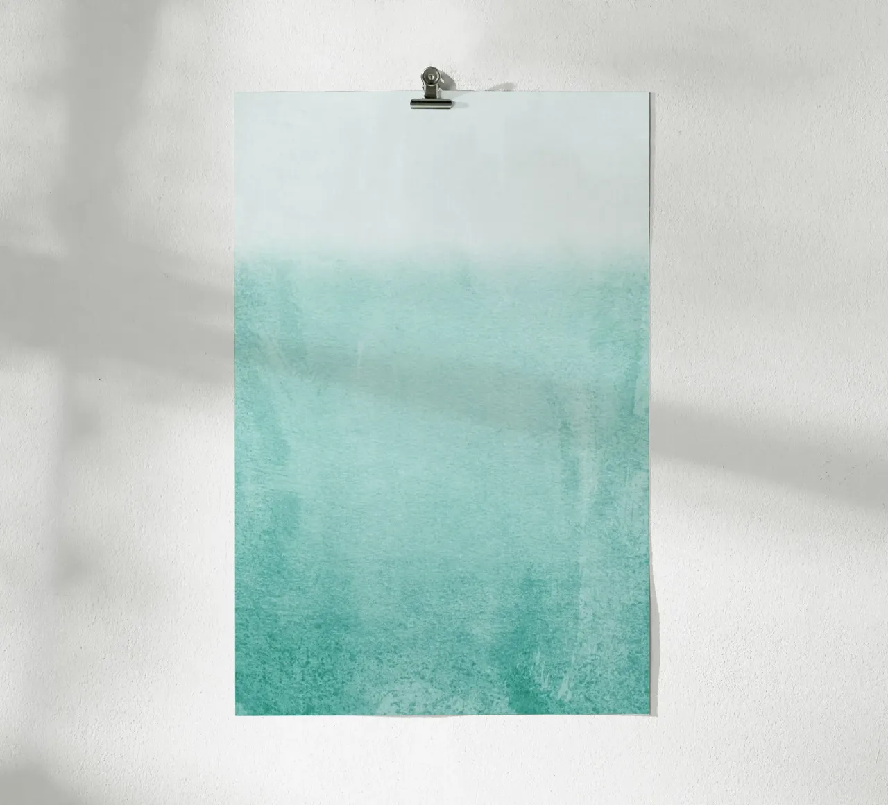Fading Aqua poster by Monika Strigel