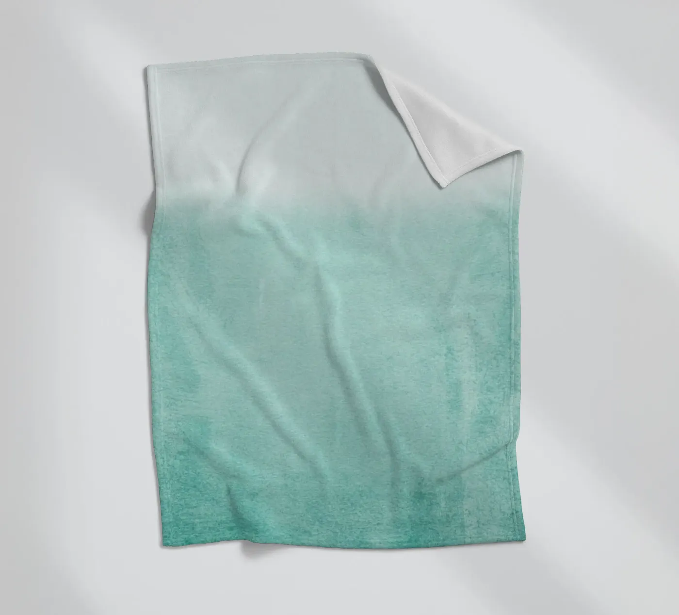 Fading Aqua Fleecedecke von Monika Strigel