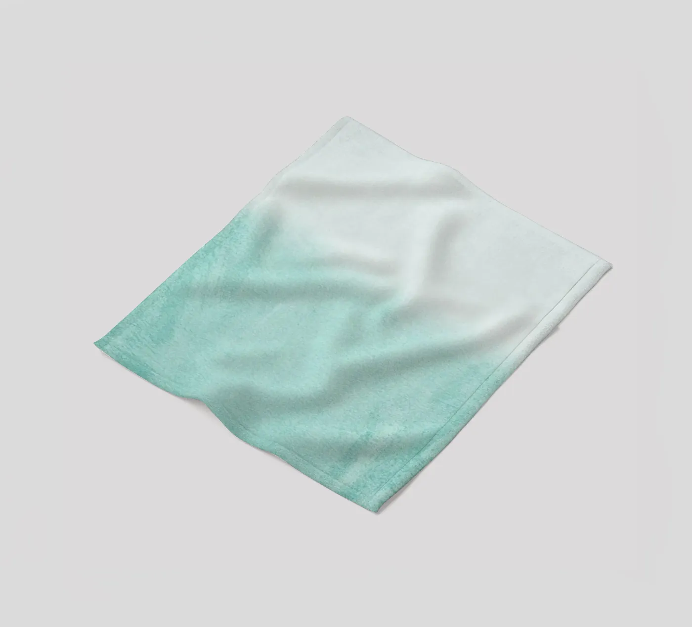Fading Aqua Fleecedecke von Monika Strigel