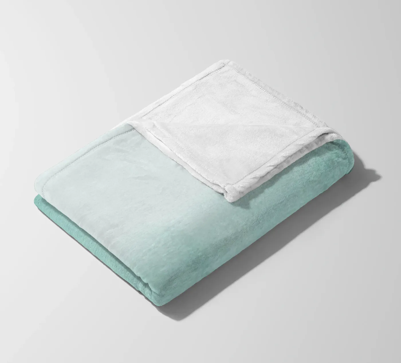 Fading Aqua Fleecedecke von Monika Strigel