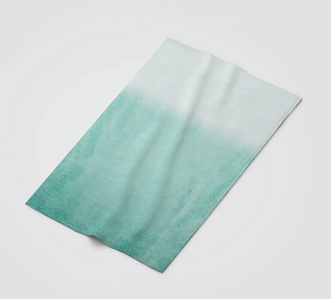 Fading Aqua Fleecedecke von Monika Strigel
