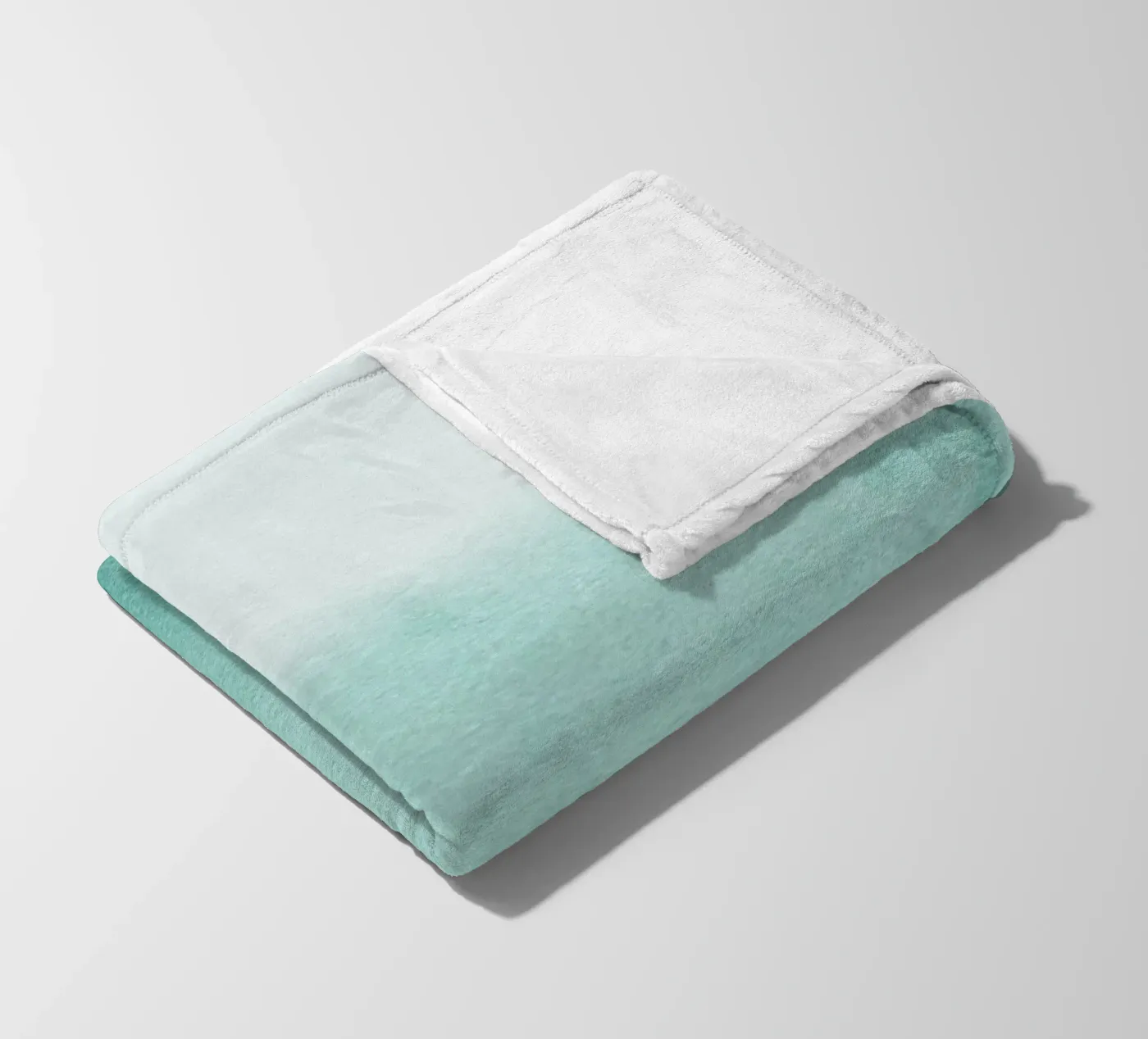 Fading Aqua Fleecedecke von Monika Strigel