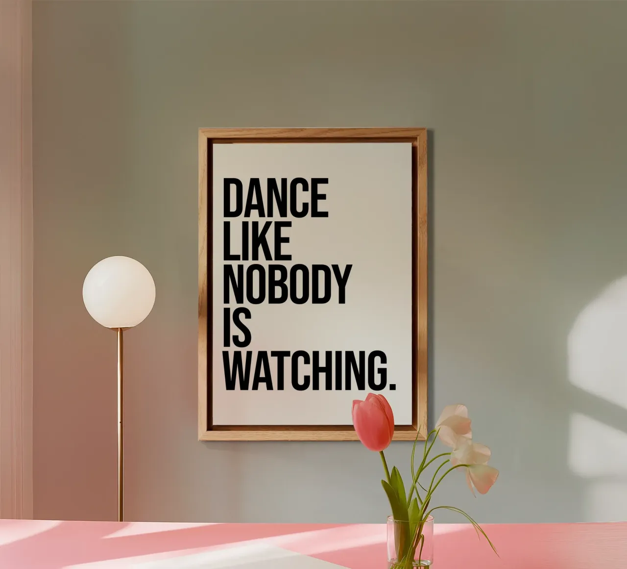 Dance like nobody is watcing quote forex plate by Paigaam Studio