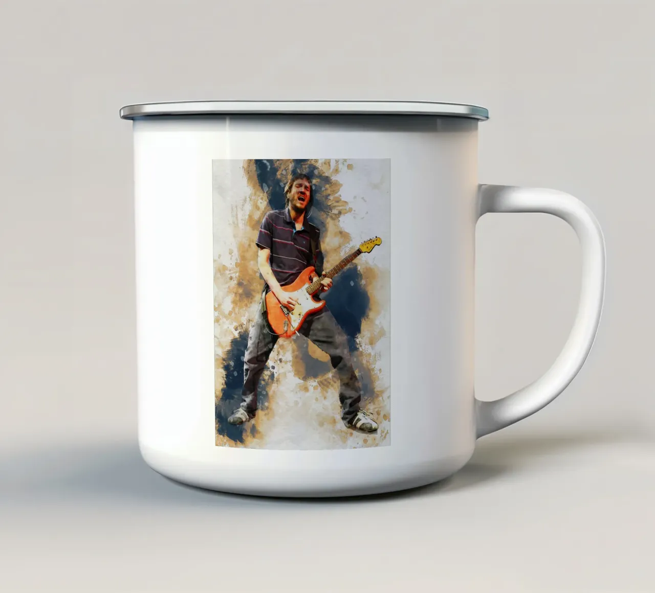 Smudge John Frusciante in Concert tazza in smalto da Gunawan Rb