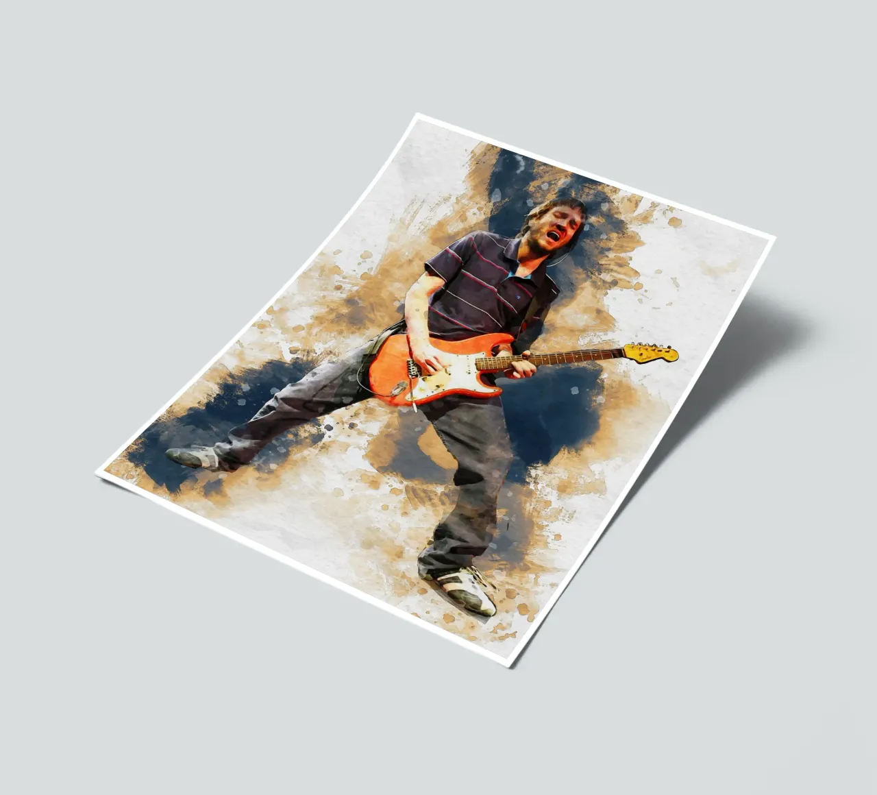 Smudge John Frusciante in Concert sticker sheet by Gunawan Rb