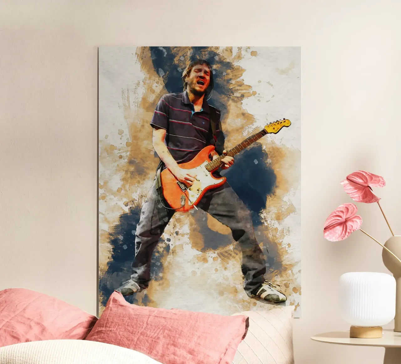 Smudge John Frusciante in Concert hahnemühle by Gunawan Rb