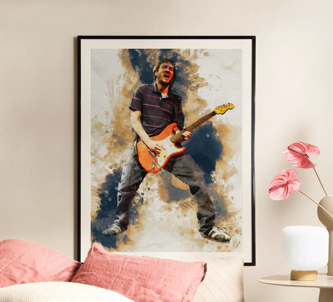 Smudge John Frusciante in Concert hahnemühle by Gunawan Rb