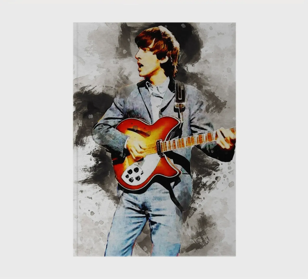 Smudge George Harrison notebook by Gunawan Rb