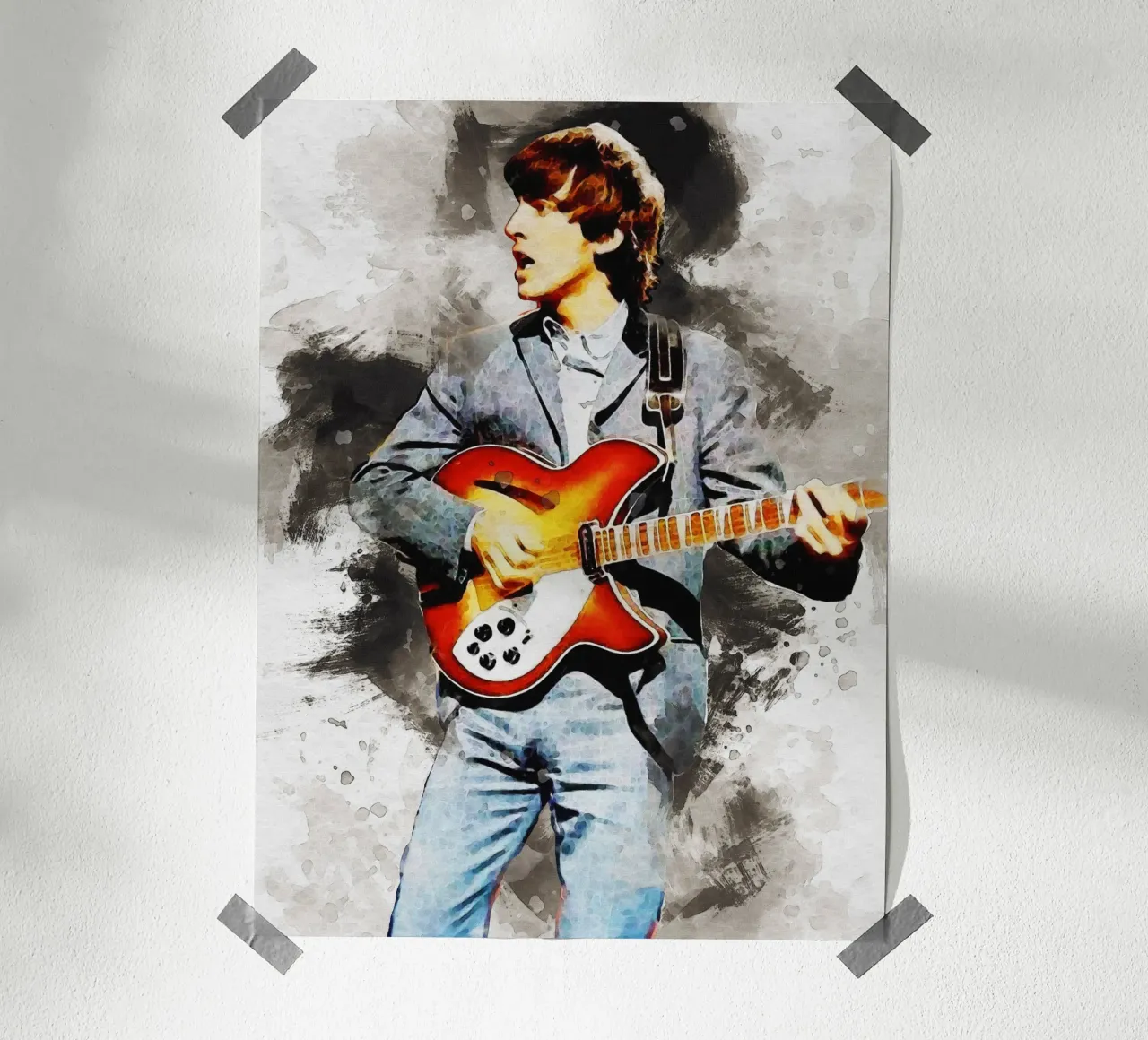 Smudge George Harrison hahnemühle de Gunawan Rb