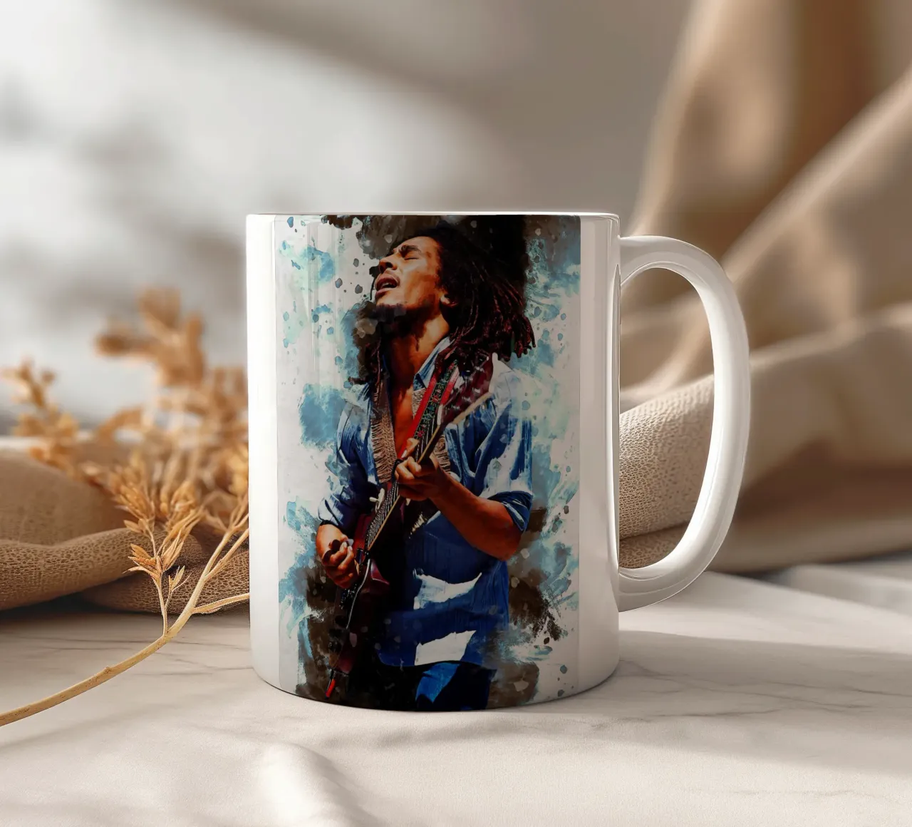 Sbaffo di Bob Marley tazza in ceramica da Gunawan Rb