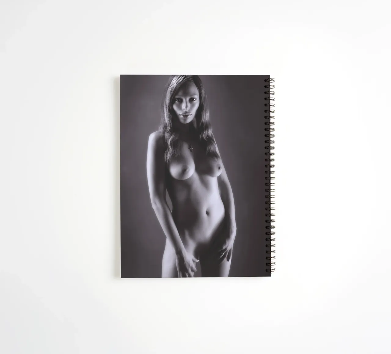 Skye Art Nude spiral notebook by Dave Hare Photography