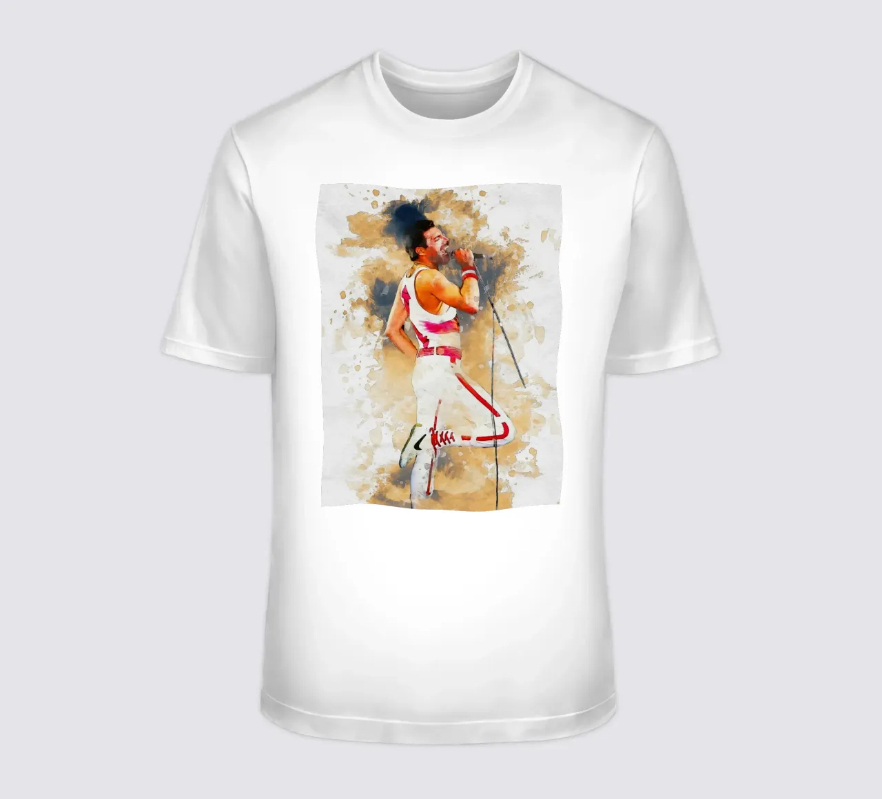 Smudge of Portrait freddie mercury T-Shirt von Gunawan Rb
