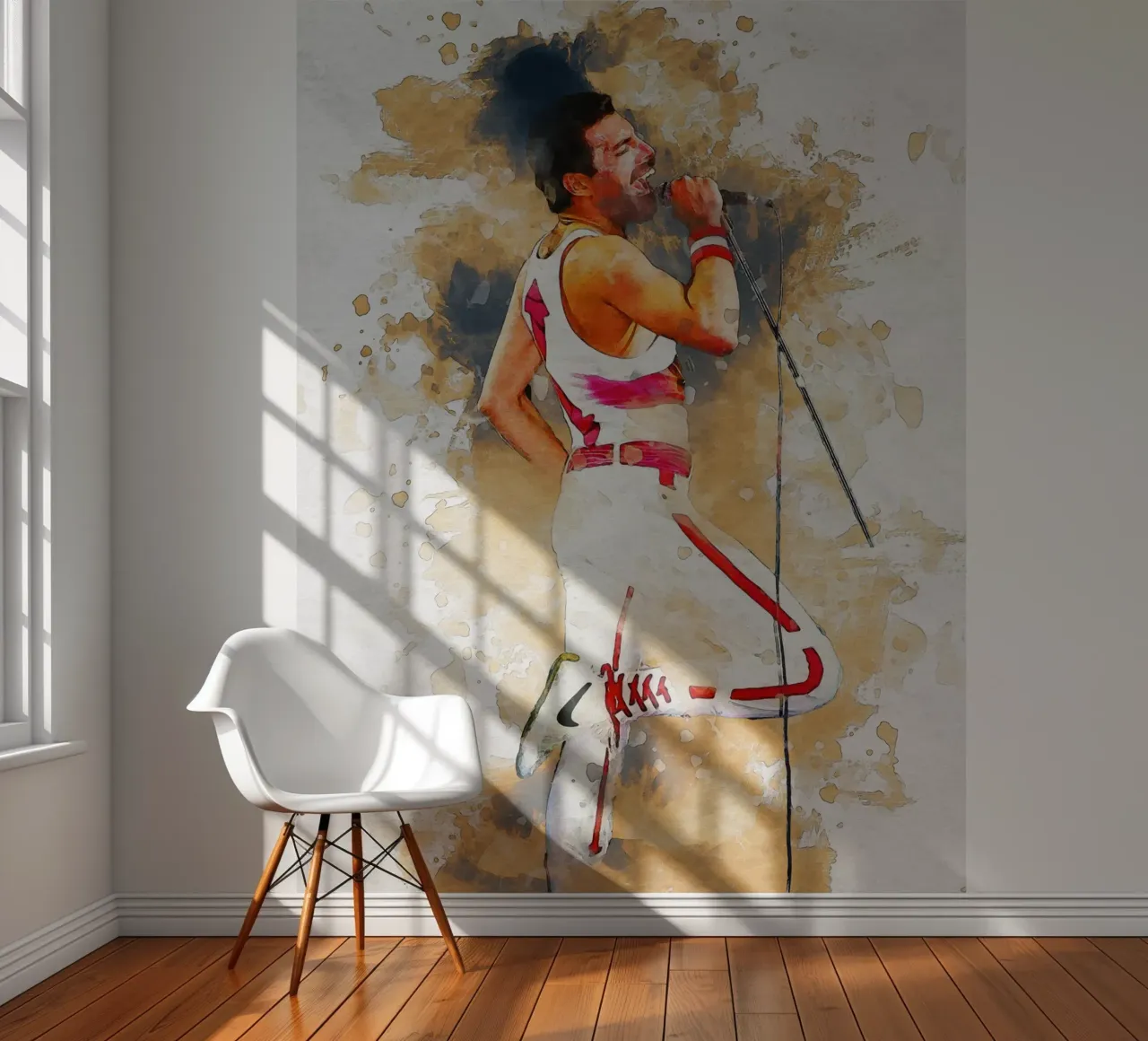 Smudge of Portrait freddie mercury Fototapete von Gunawan Rb