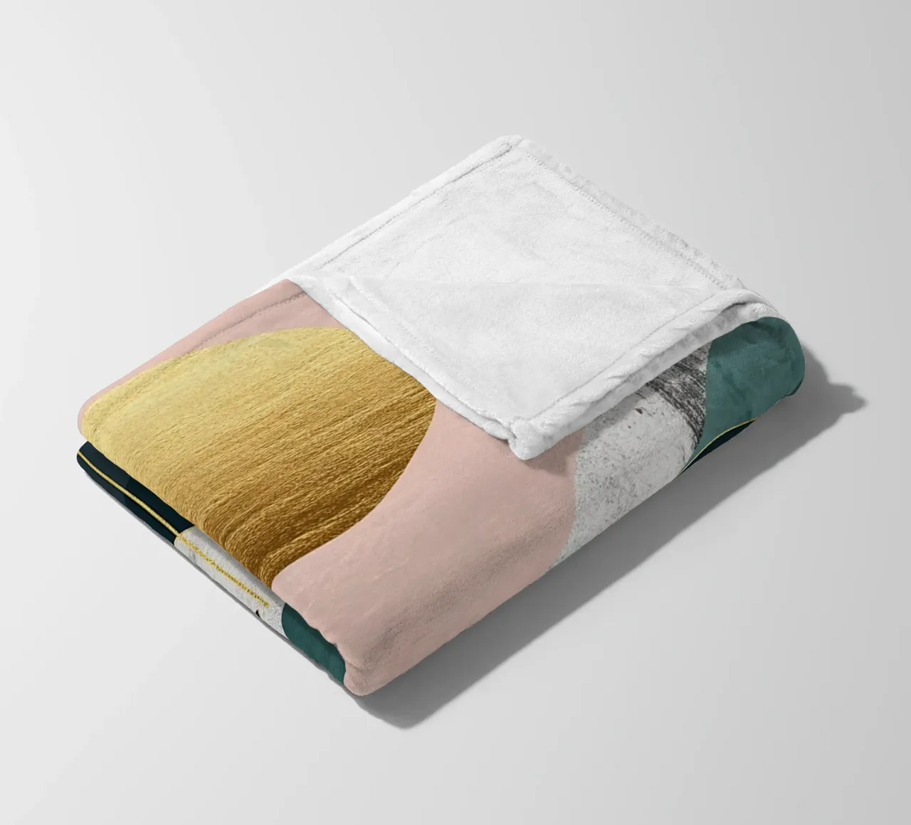 Golden Peaks fleece blanket by Niklas