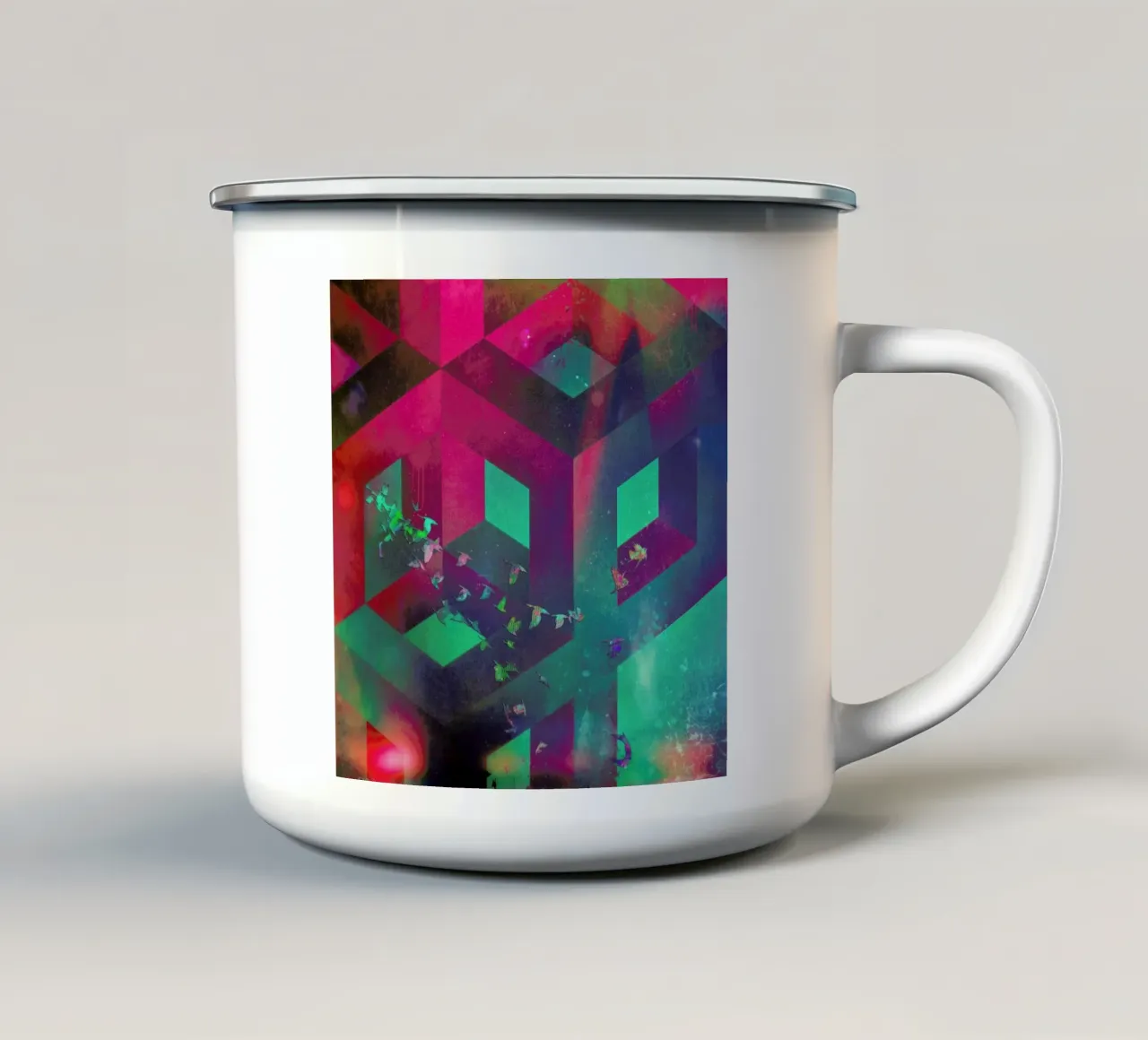 Flyypth taza de esmalte de Spires