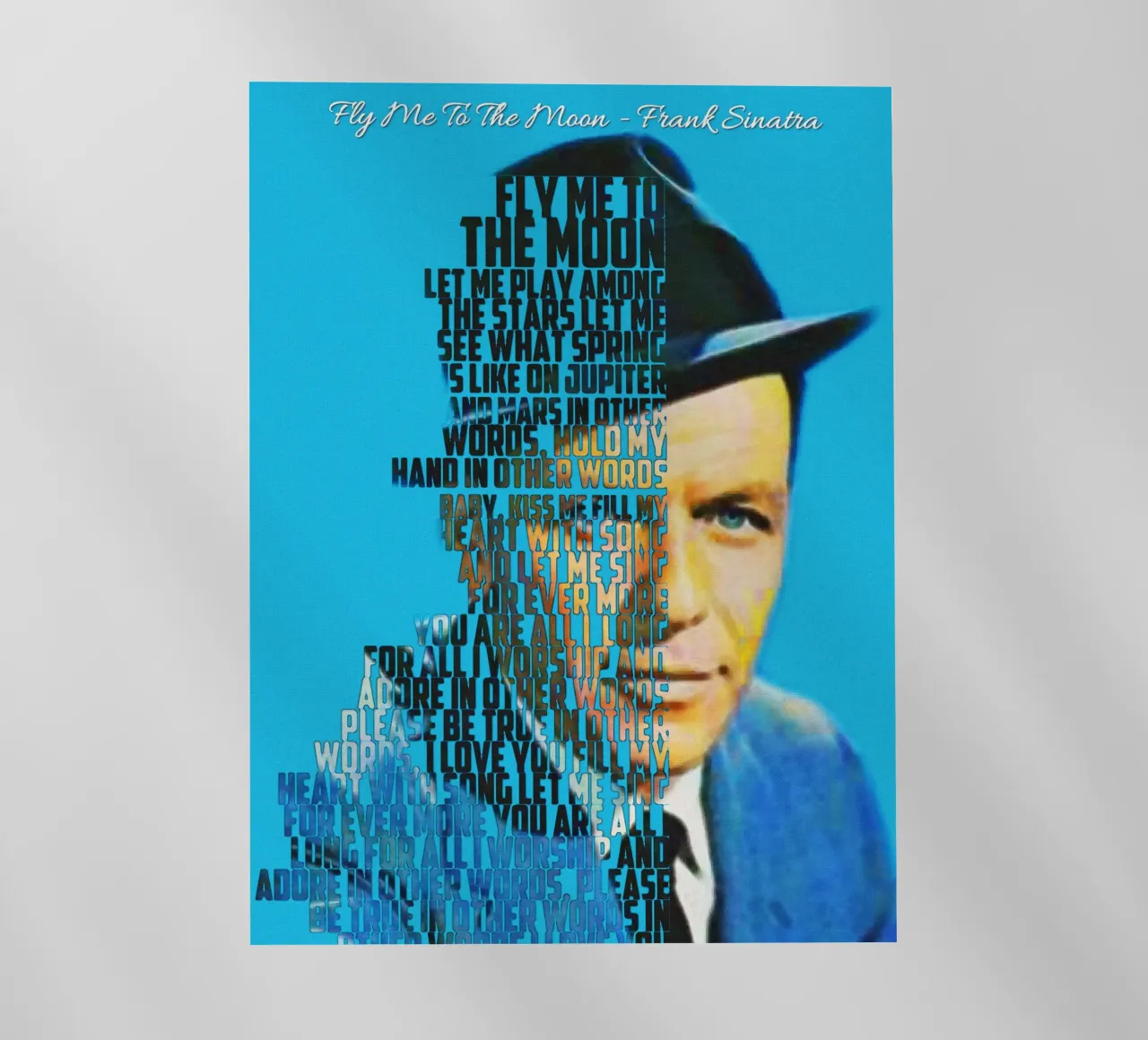 Fly Me To The Moon - Frank Sinatra pellicola backlit da Gunawan Rb