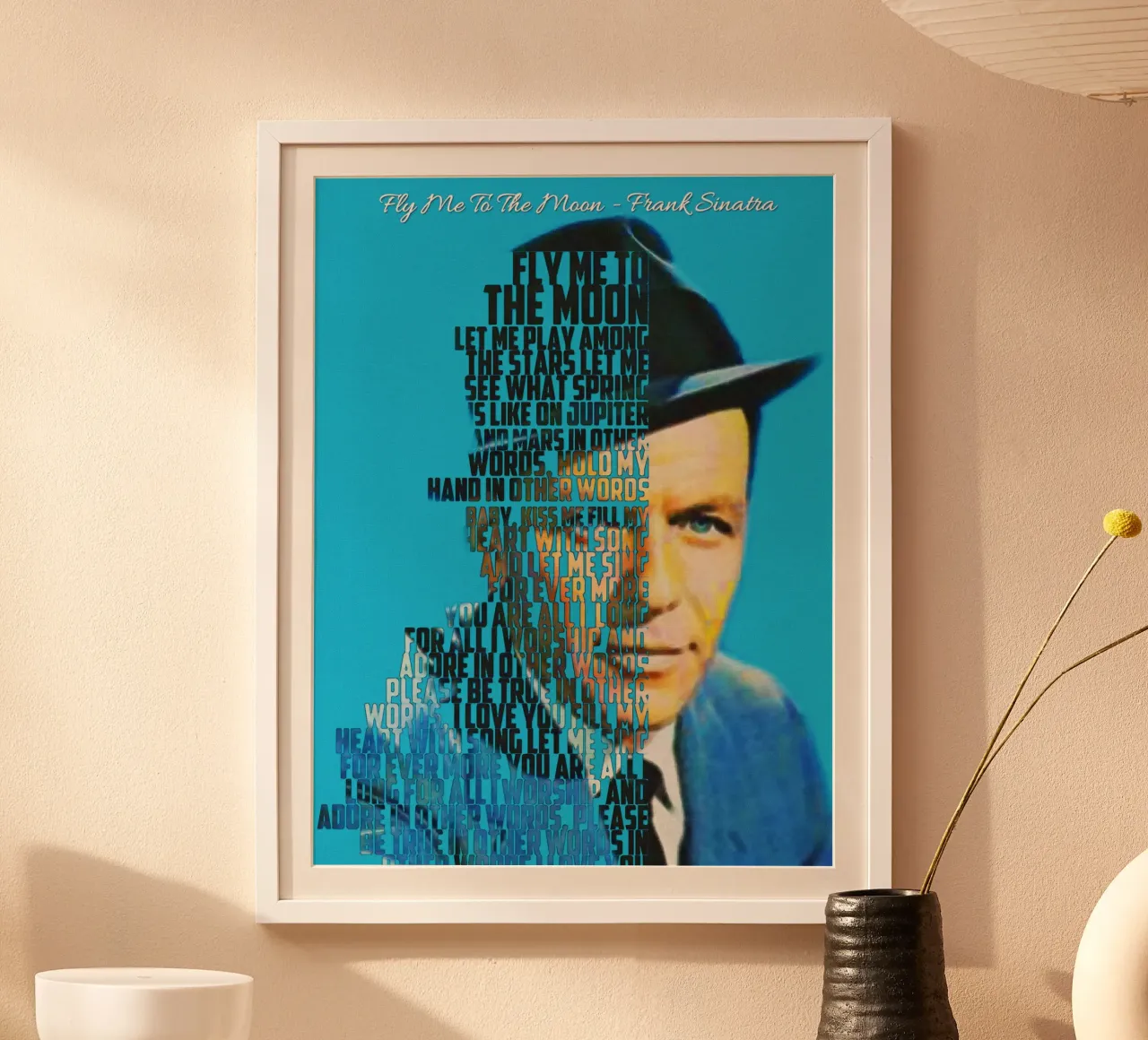 Fly Me To The Moon - Frank Sinatra carta hahnemühle da Gunawan Rb