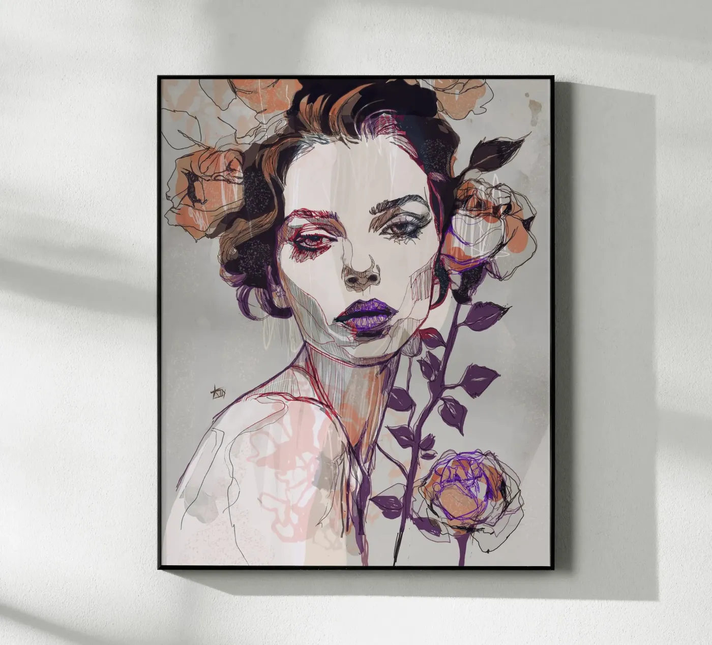 black rose var3 plexiglass da Giulio Iurissevich