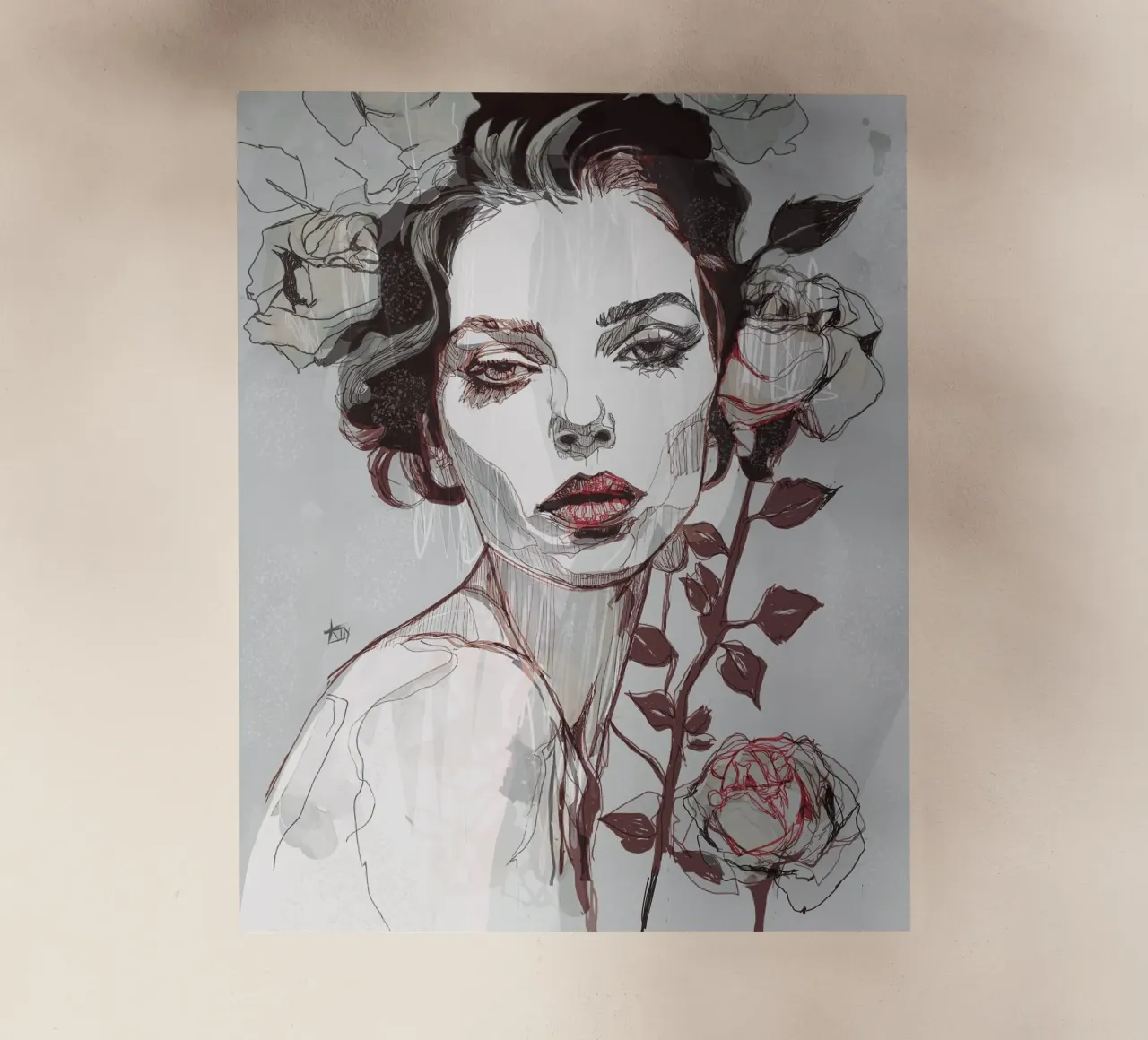 rosa nera var4 pellicola backlit da Giulio Iurissevich