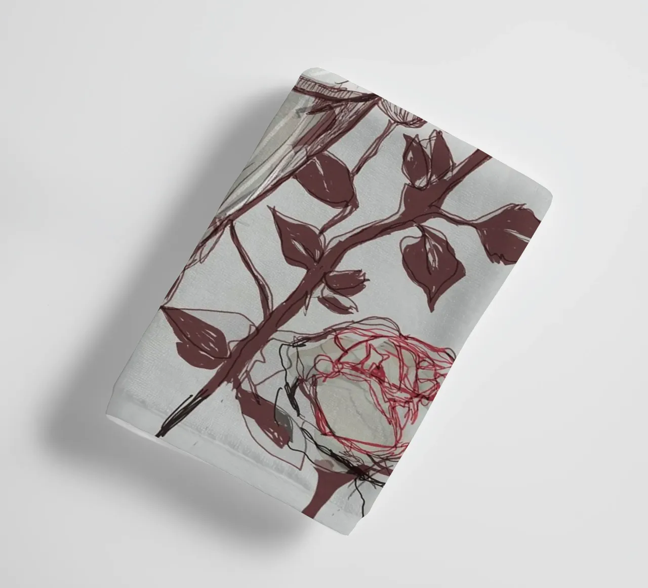 black rose var4 towel by Giulio Iurissevich