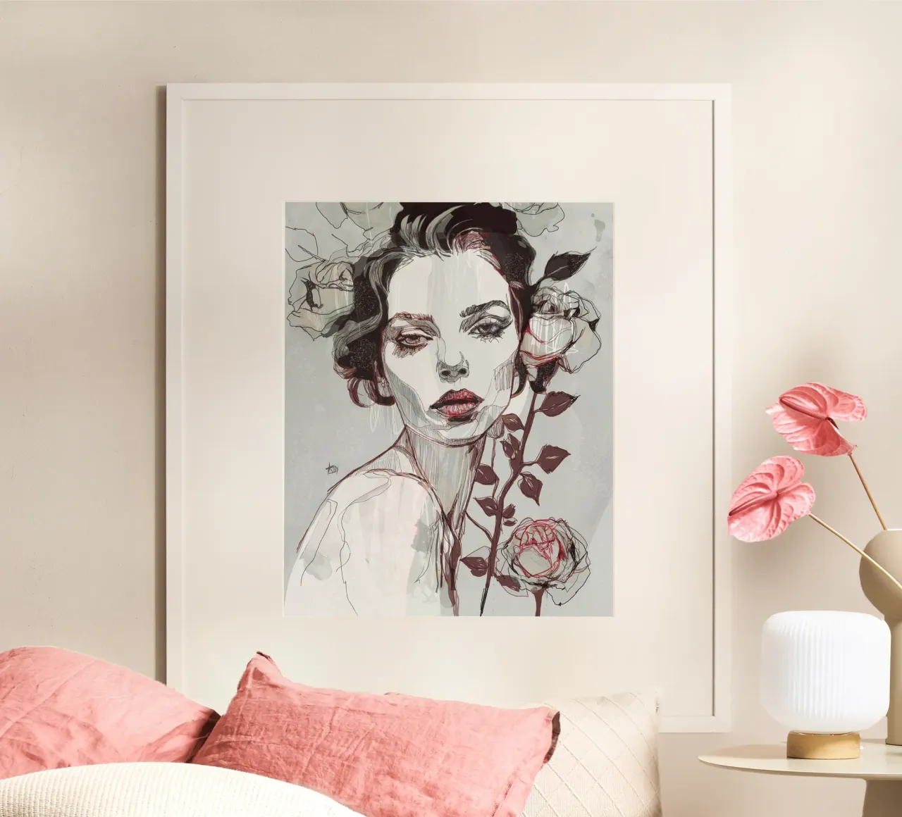 rosa nera var4 poster da Giulio Iurissevich