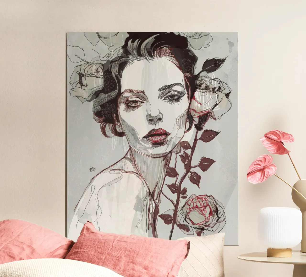 rosa nera var4 poster da Giulio Iurissevich