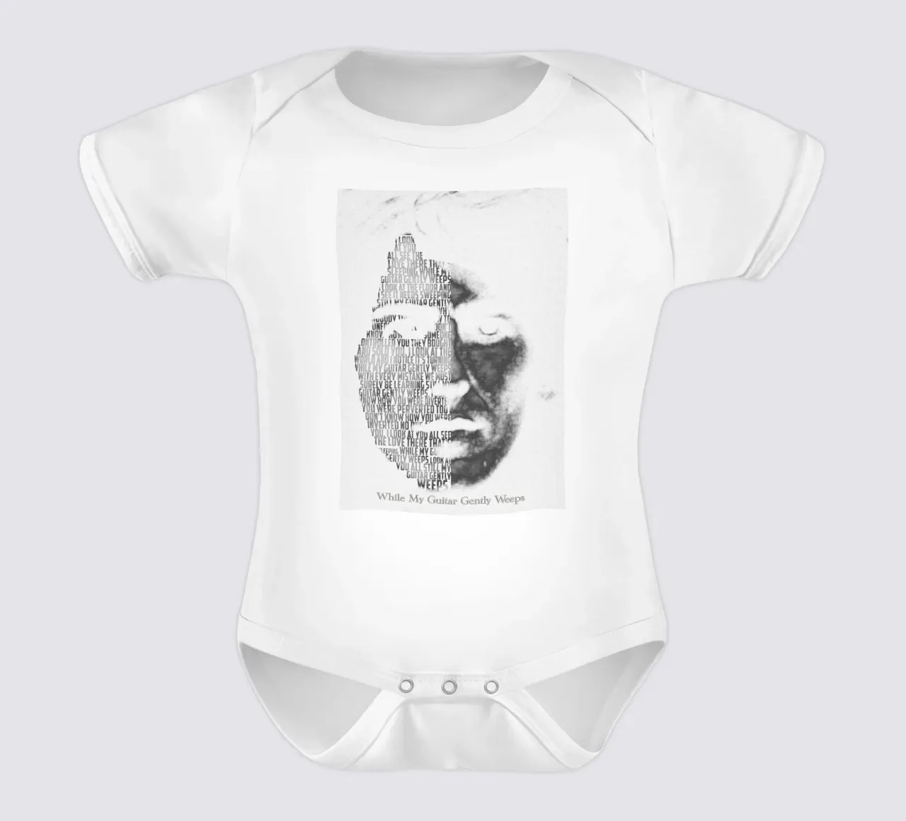 Während meine Gitarre sanft weint Kurzarm Babybody von Gunawan Rb