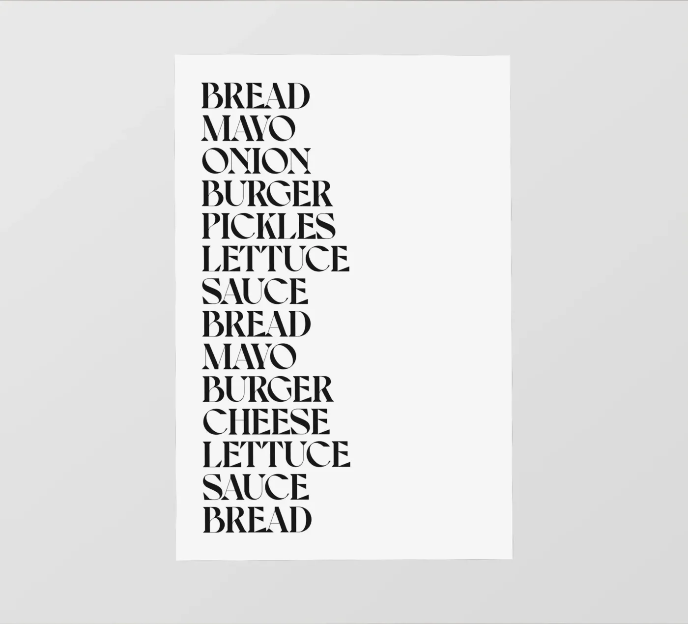 BIG MAC backlit folie van n.4