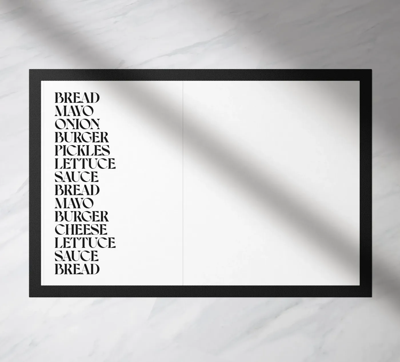 BIG MAC deurmat van n.4