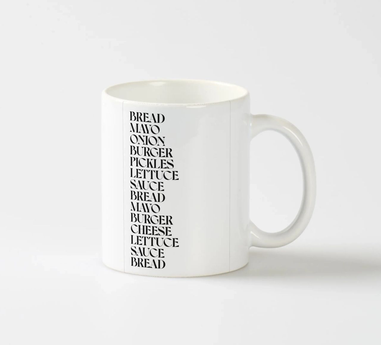BIG MAC tazza in ceramica da n.4
