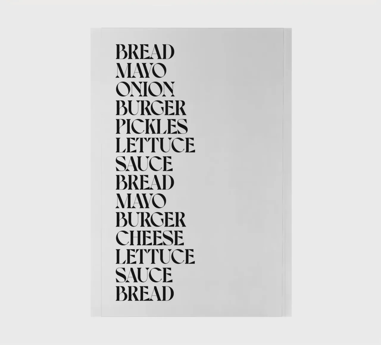 BIG MAC notebook by n.4