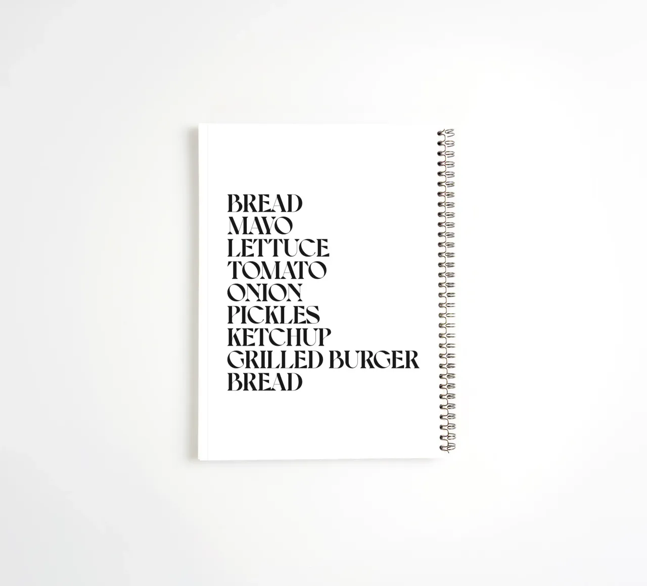WHOPPER spiral notebook by n.4