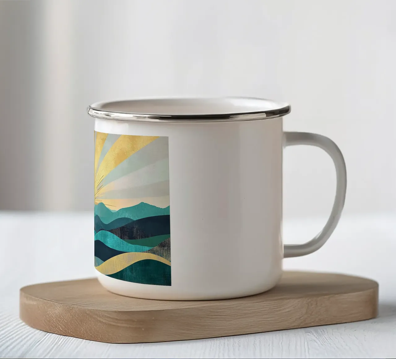 Mountain Blaze tazza in smalto da Niklas