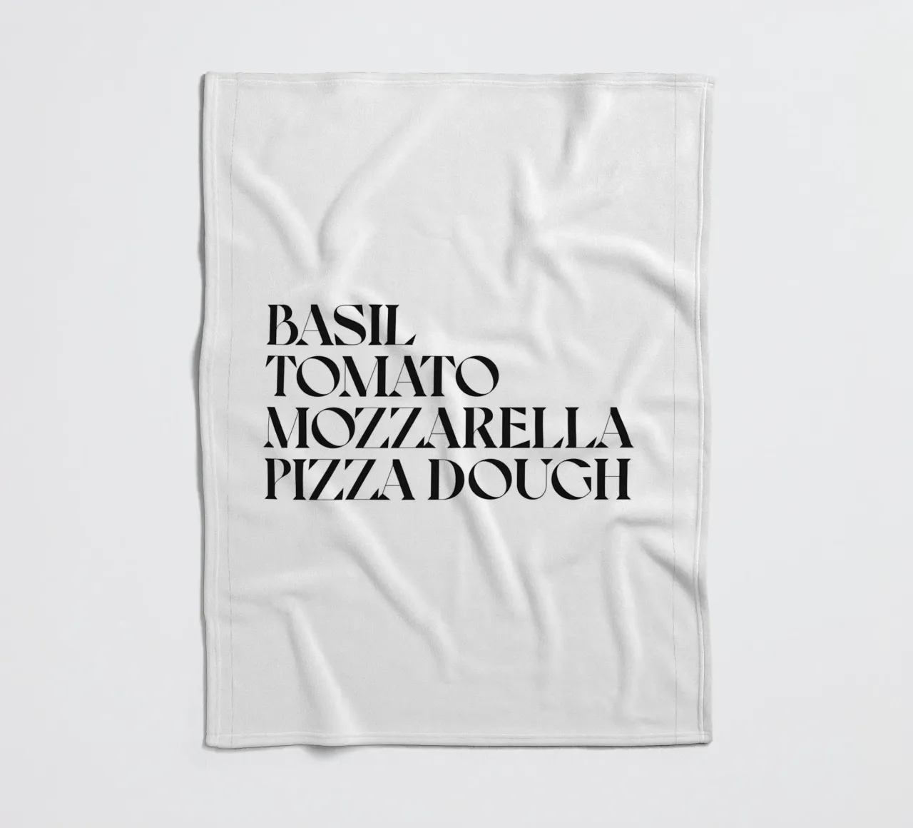 PIZZA coperta in pile da n.4