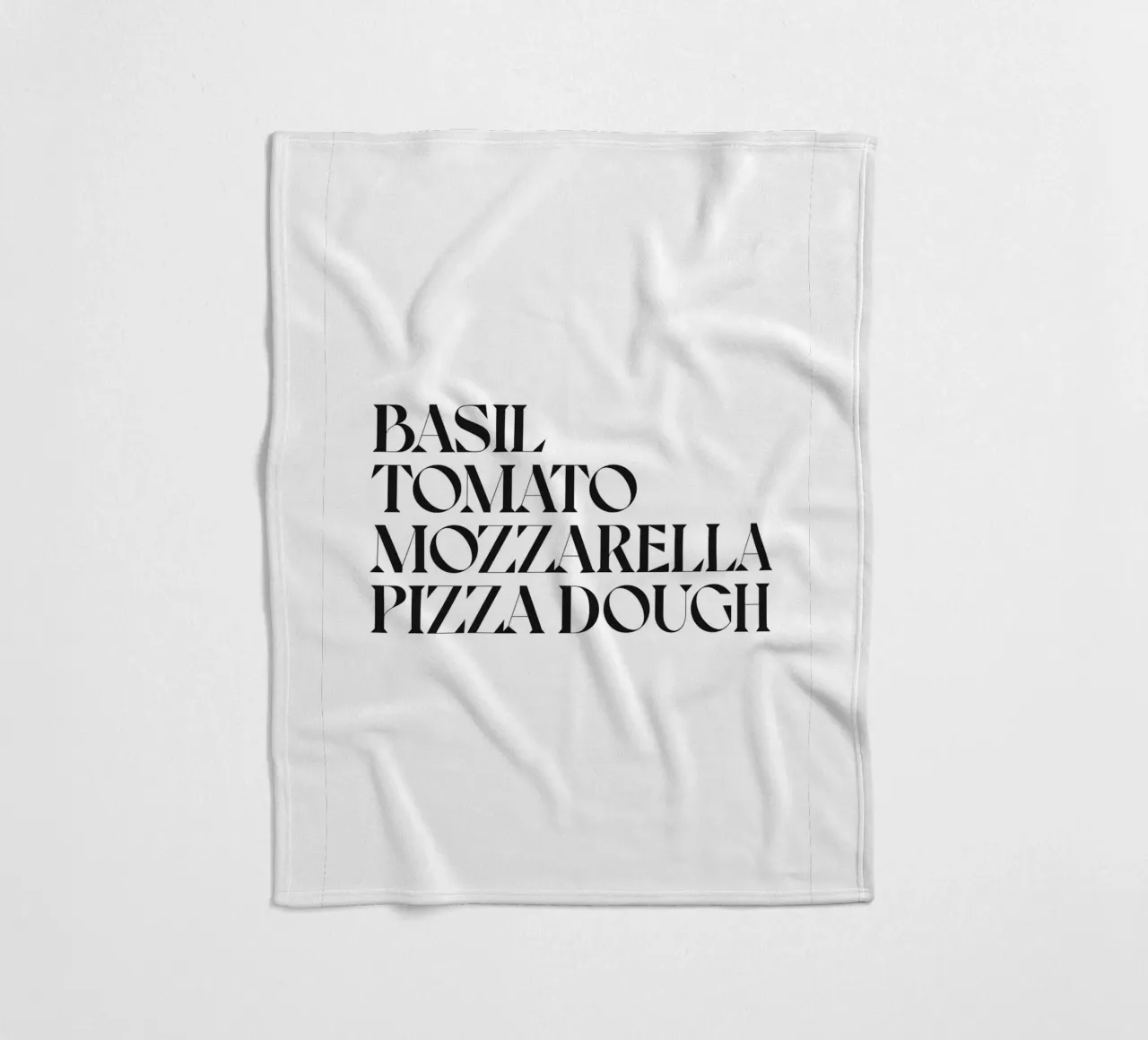 PIZZA coperta in pile da n.4