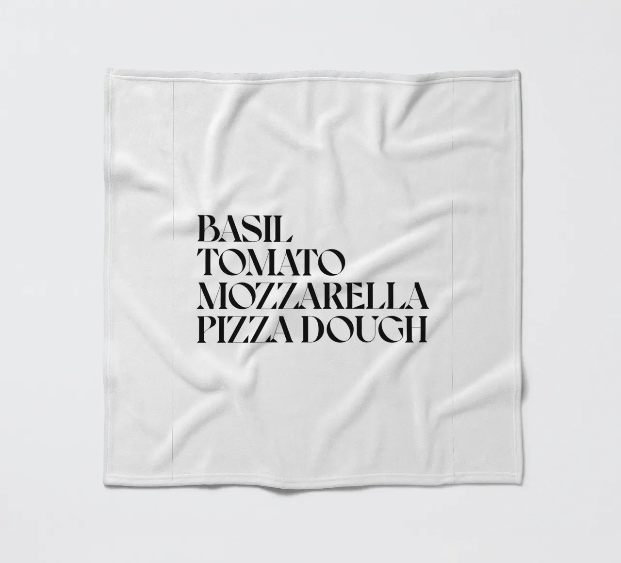 PIZZA coperta in pile da n.4