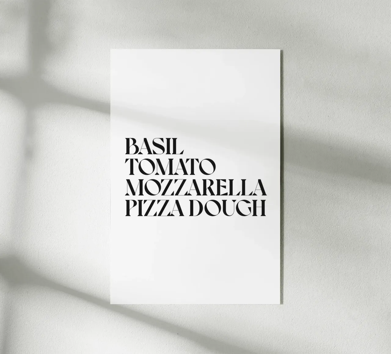 PIZZA plexiglass da n.4