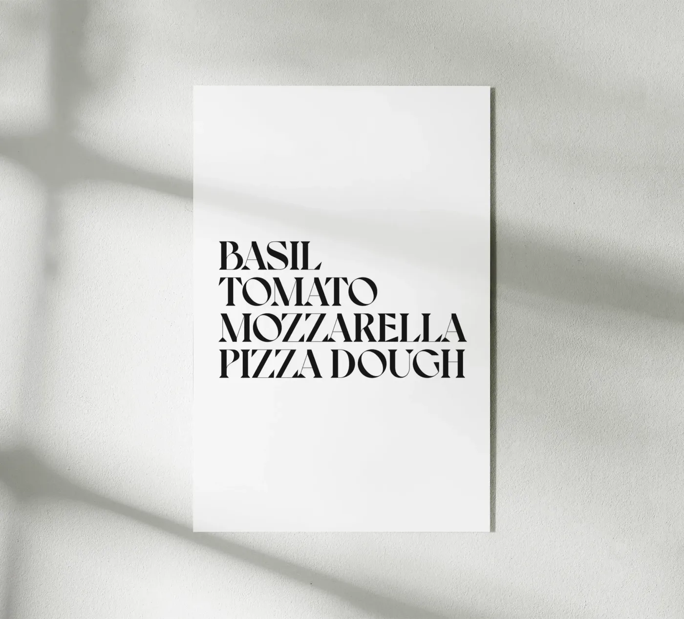 PIZZA plexiglass da n.4
