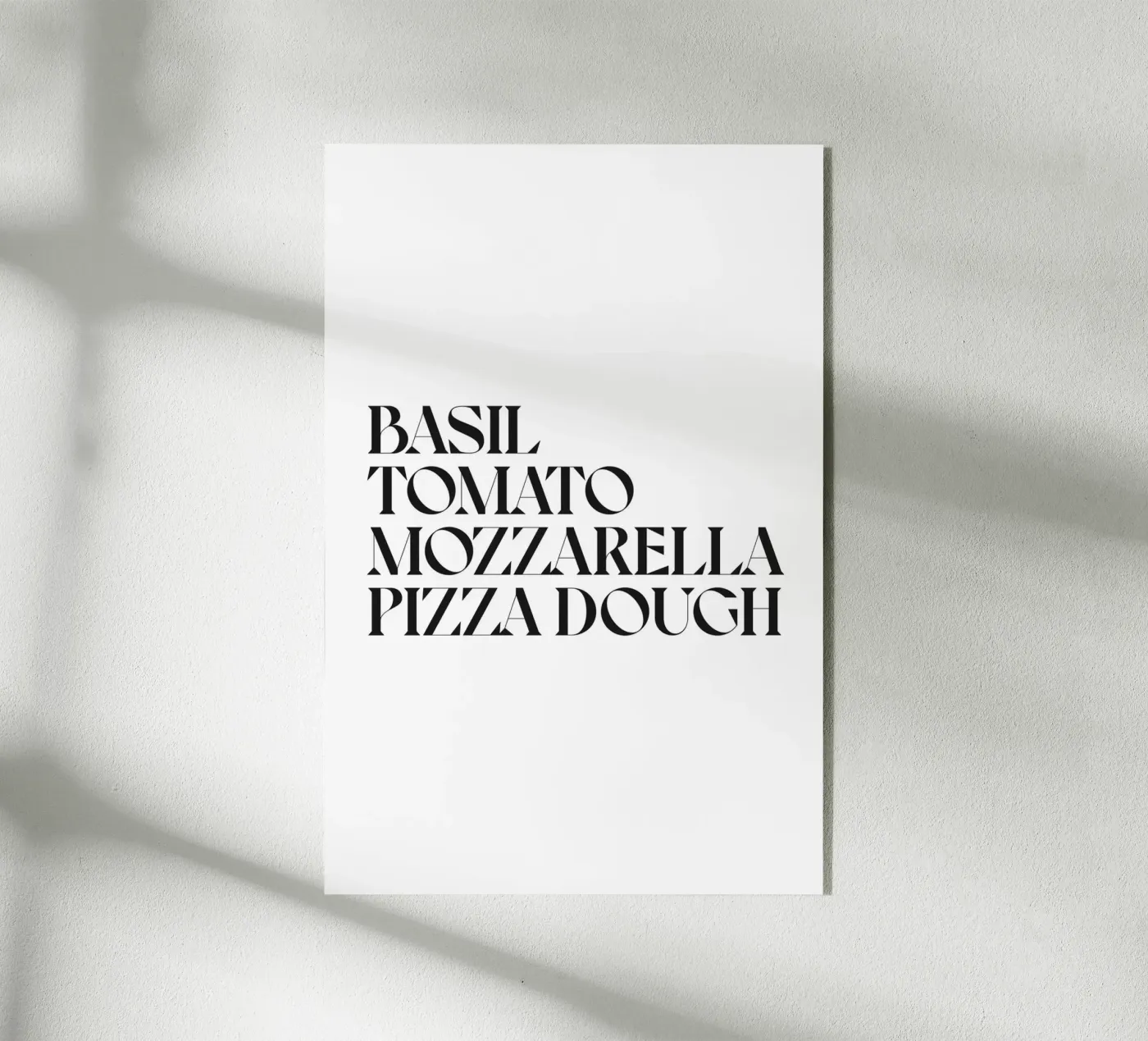 PIZZA plexiglass da n.4