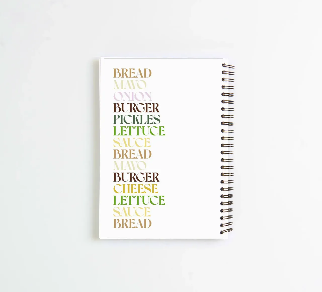 BIG MAC COLOR spiral notebook by n.4