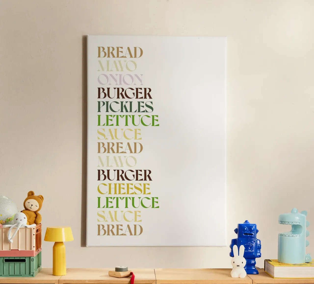 BIG MAC COLOR canvas by n.4
