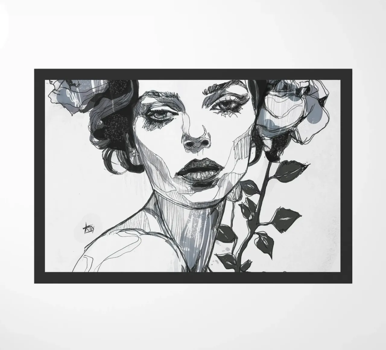 rosa nera /bn zerbino da Giulio Iurissevich
