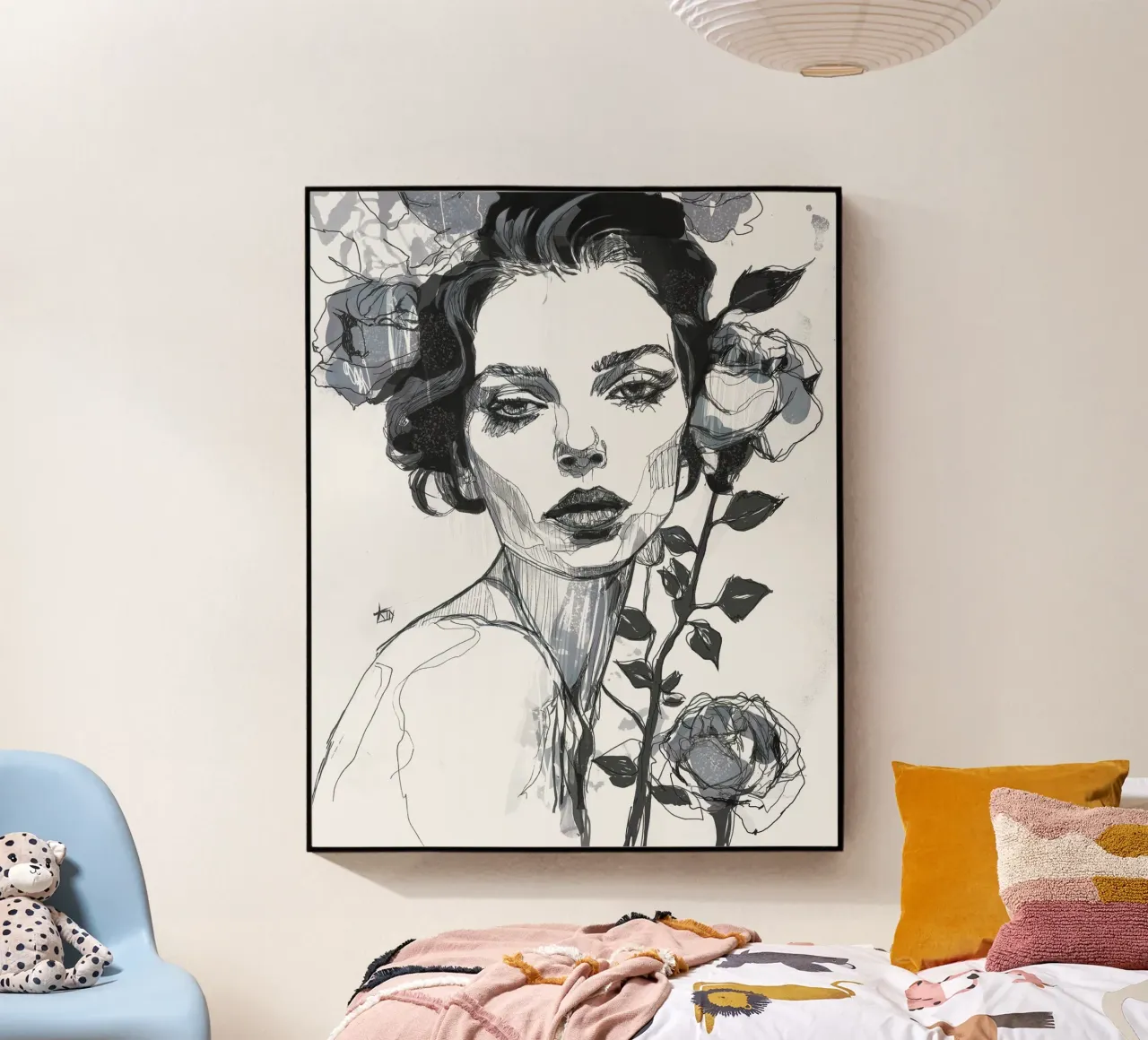 rosa nera /bn plexiglass da Giulio Iurissevich