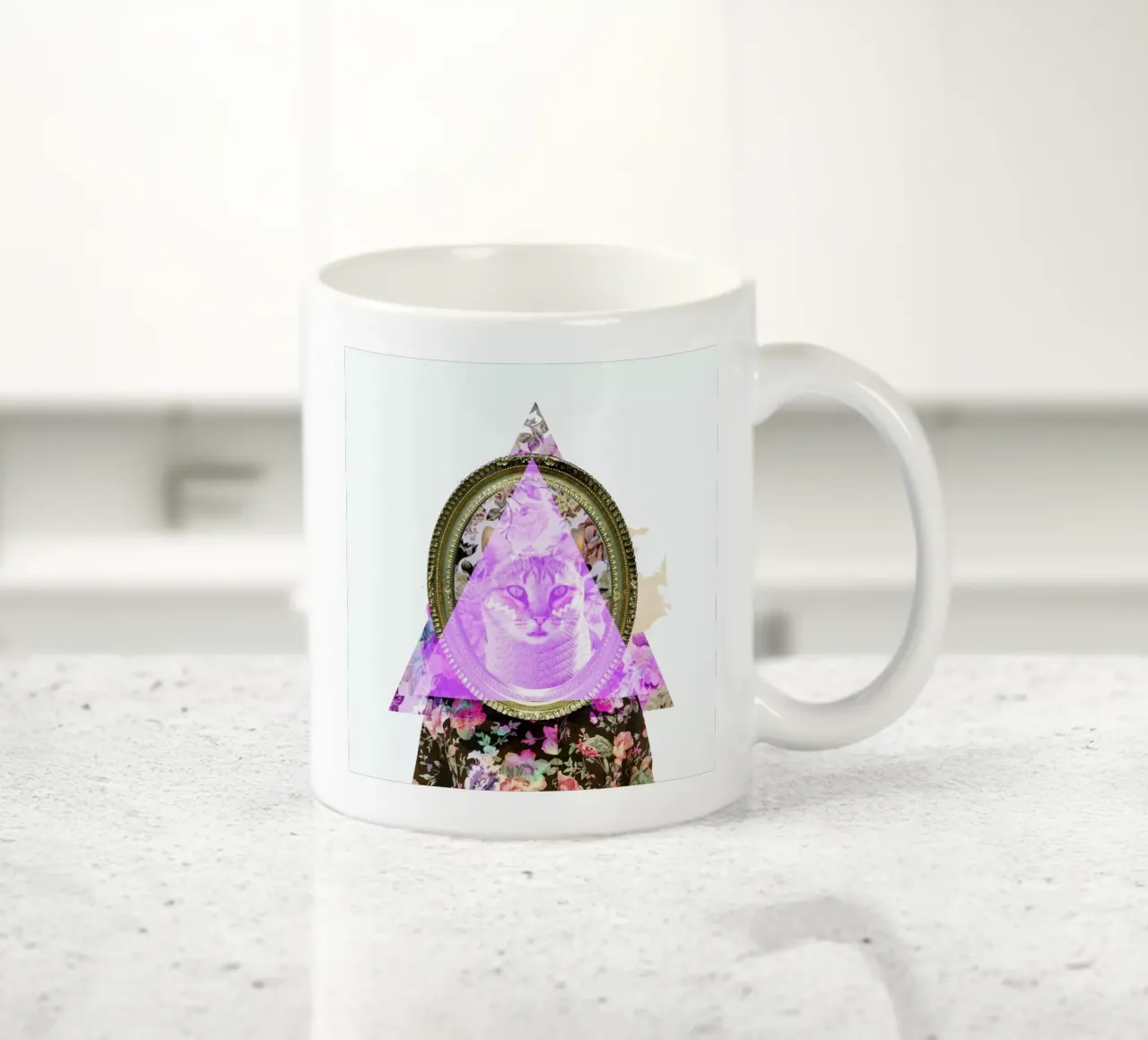 Mirror Mirror on the Wall tazza in ceramica da Kris Tate