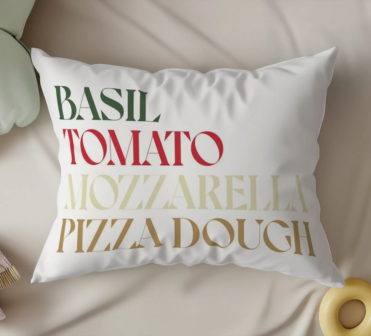 PIZZA COLOR cuscino da n.4