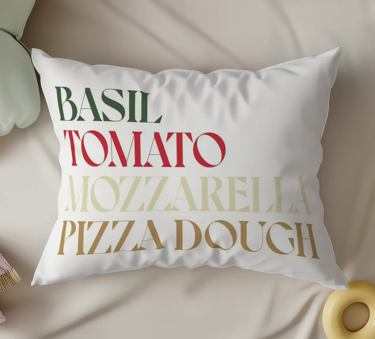 PIZZA COLOR cuscino da n.4